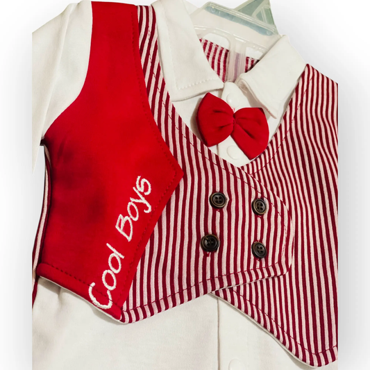 Little Gentleman Suit Set - 4pcs - Pyare Bachay