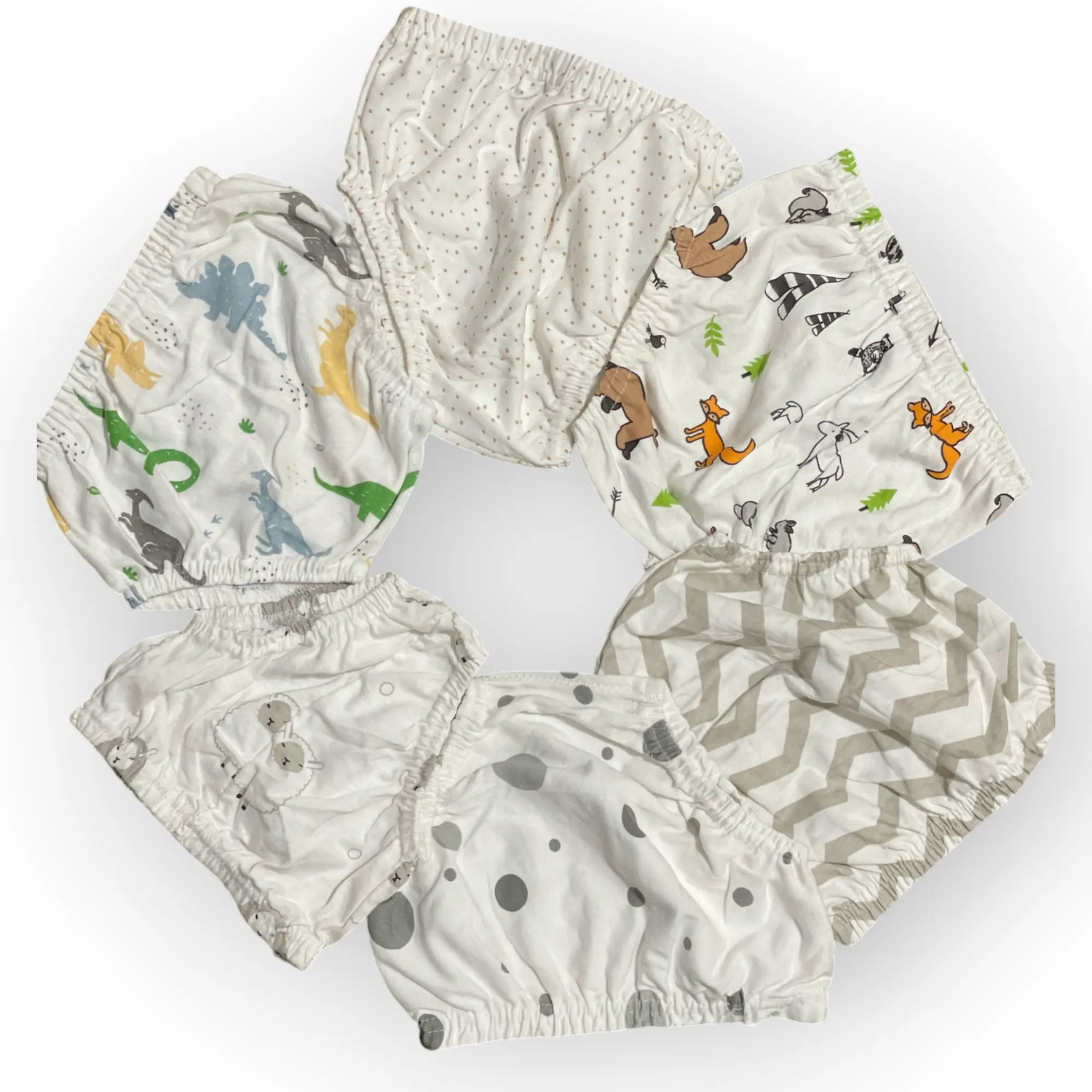 Pack of 4 Soft Cotton Baby Underwear – Fun Prints - Pyare Bachay 