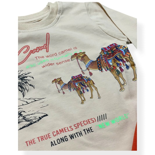 Desert Camel Baby Outfit - 2 pc - Pyare Bachay 