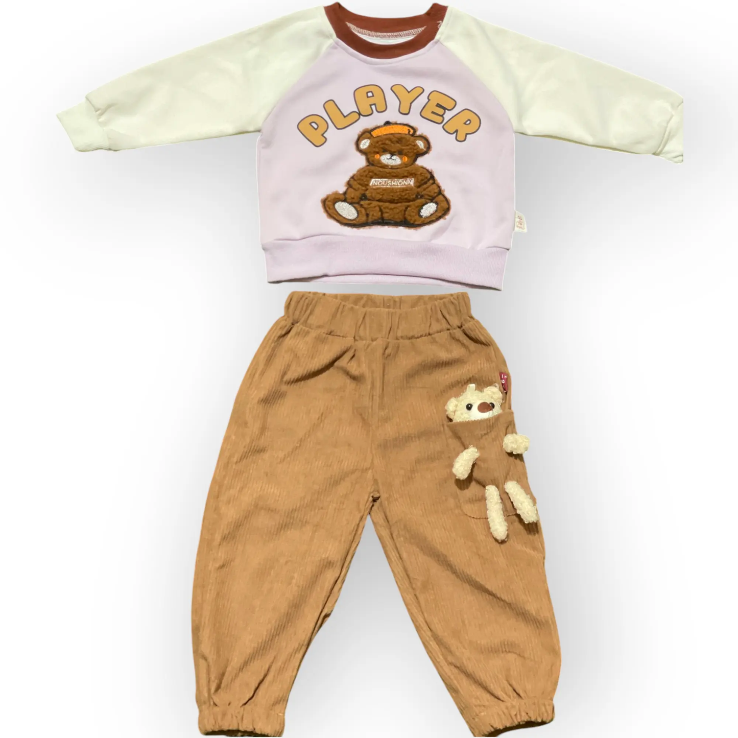 3D PLAYER BEAR JERSEY 2 PC SET - IMPORTED - Pyare Bachay 