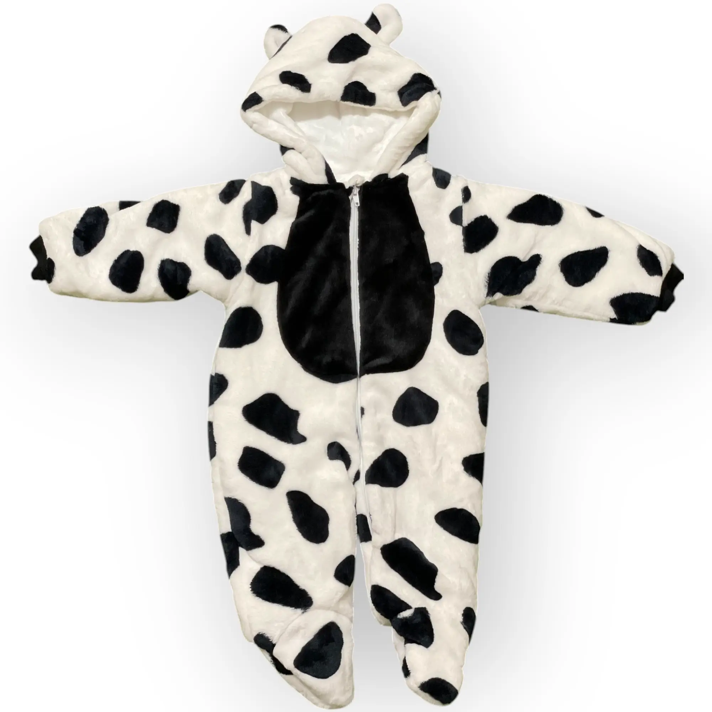 FLUFFY COW PLUSH BABY WARM FLEECE ROMPER - IMPORTED - Pyare Bachay 