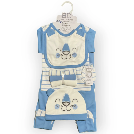 SS- Blue Buddy Baby Dream Newborn Starter Set - 11 PCs - Pyare Bachay 